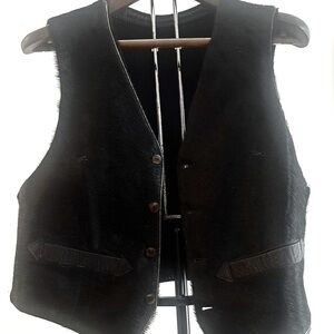 Jean Paul Gaultier pony hair vest